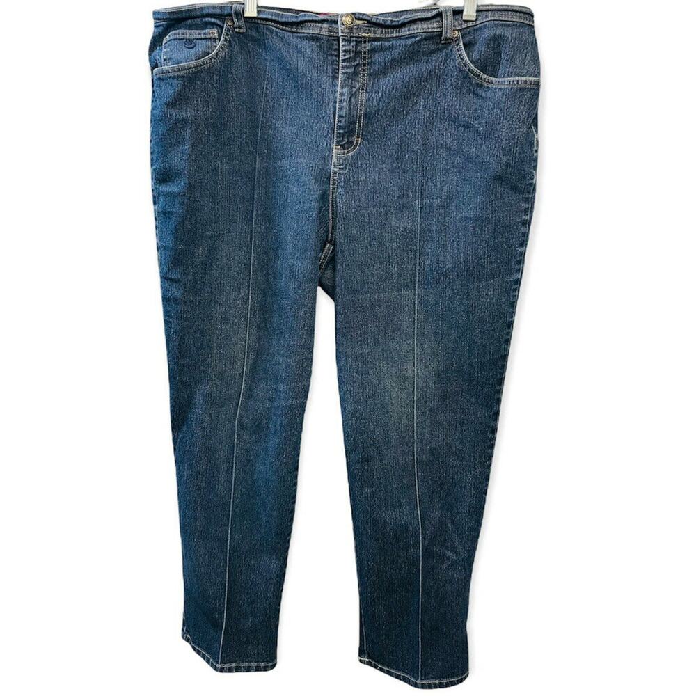 Gloria Vanderbilt Jeans Women’s Size 20W Med Wash Tapered Slimmimg Denim
